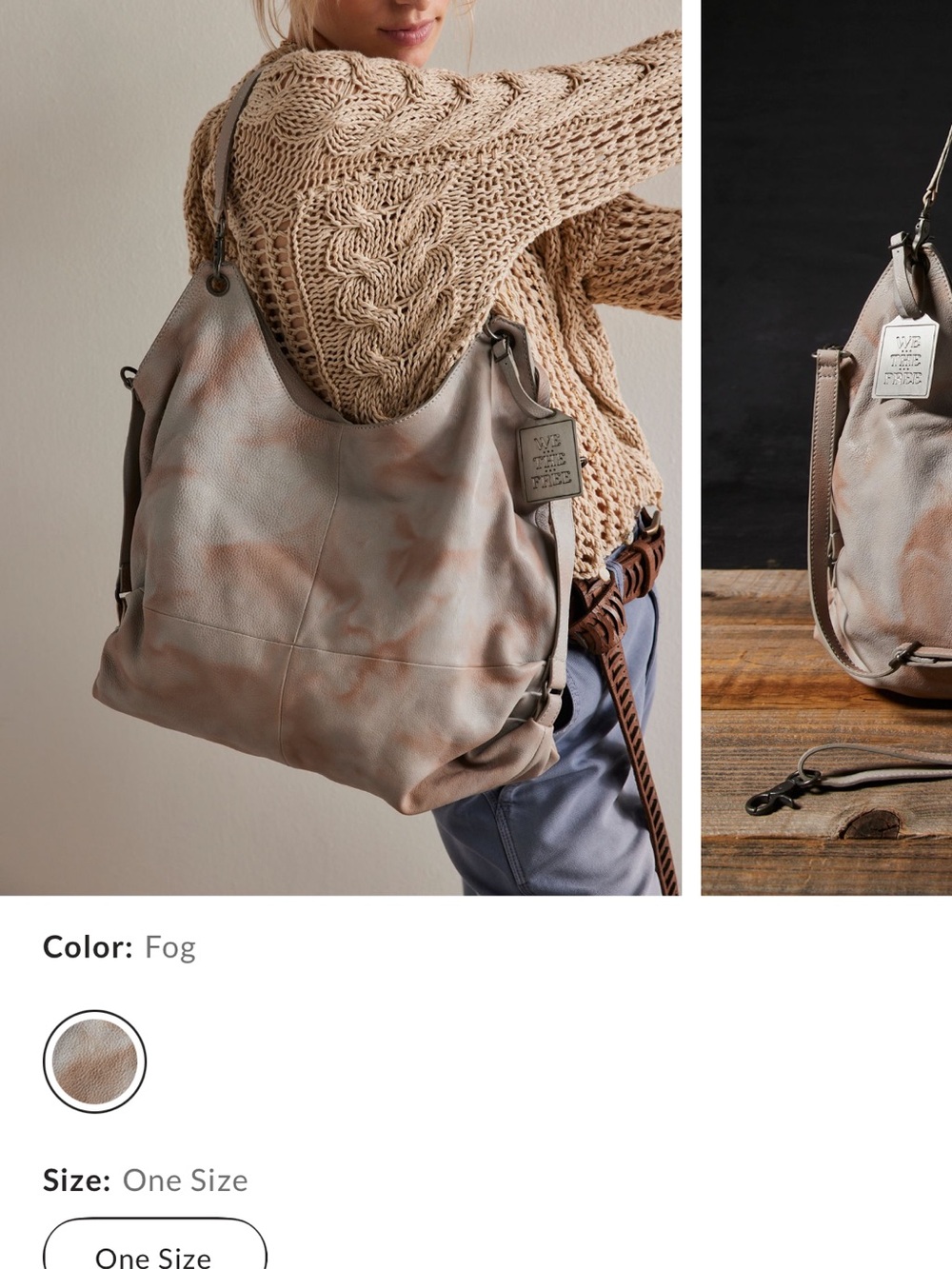 We The Free Cream Shoulder Bag - Picture 4 of 7